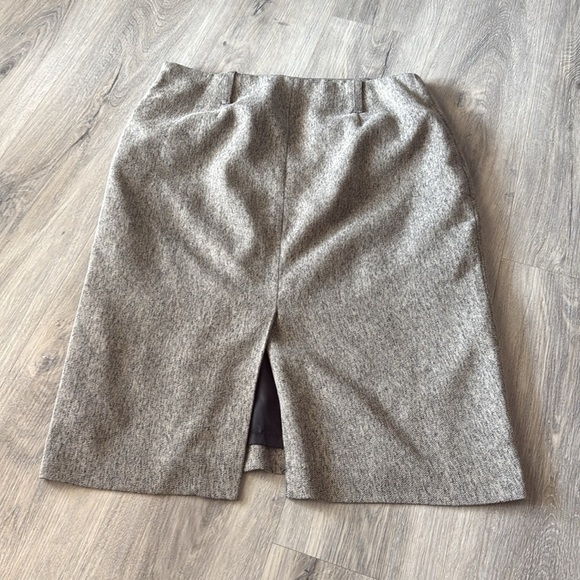 Anne Klein Gray Pencil Skirt Knee-Length Work size 10 - Picture 7 of 8